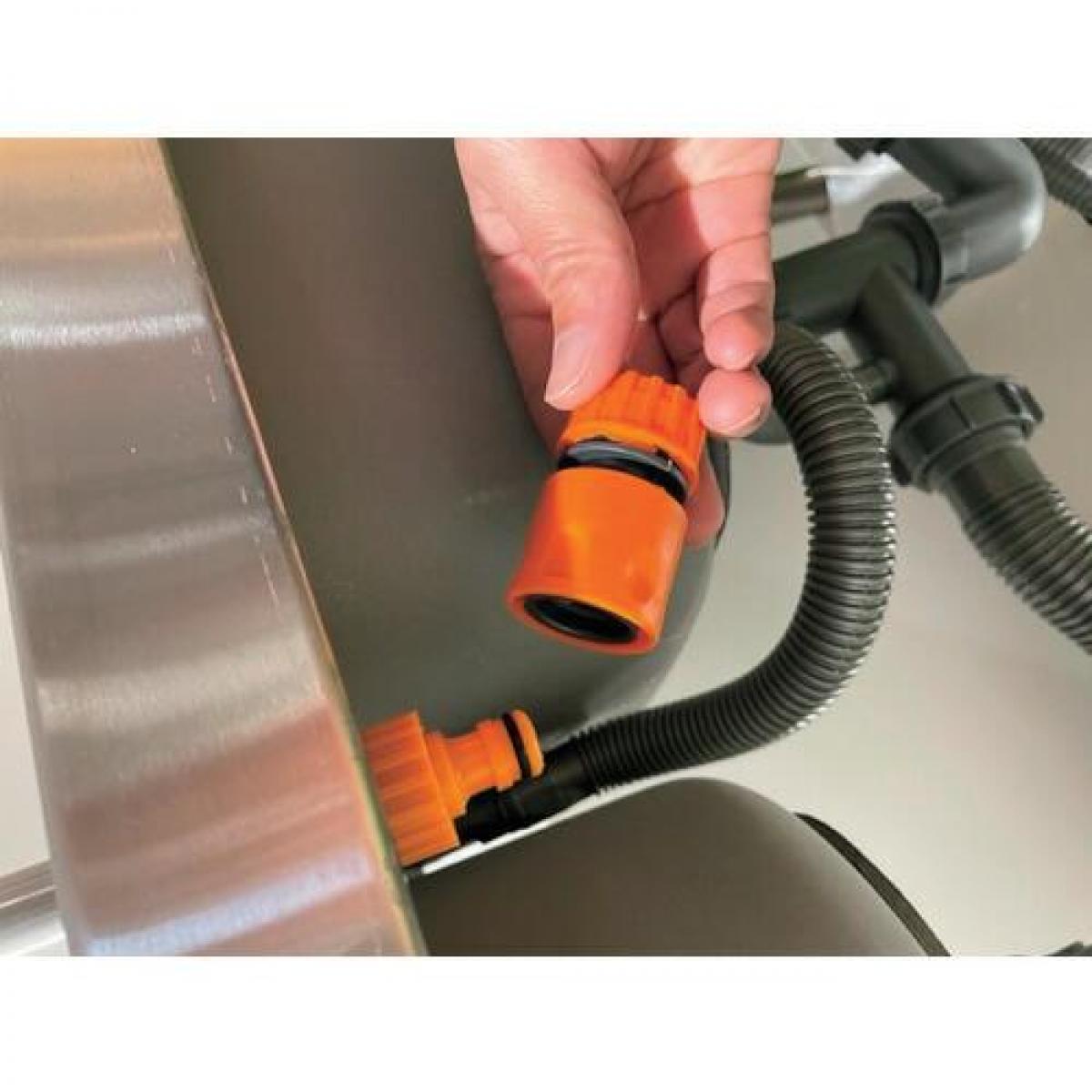 【I】【メーカー直送】谷村実業 蛇口付きダブルシンクステン流し台 TAN-981 流し台 ステンレス 屋外 ガーデニング