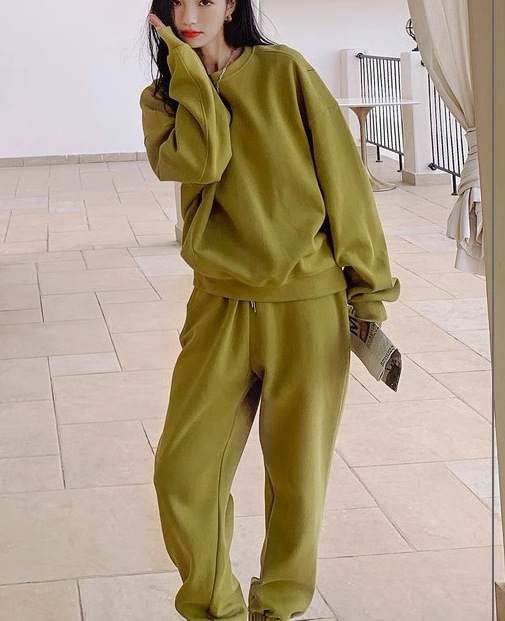 二点セット 上下セット ツーピース レディース トップス パンツ プルオーバー スウェット 部屋着 セットアップ スポーツウェア フルレングス 長袖 ラウンドネック シンプル カジュアル おしゃれ 二点セット 上下セット ツーピース レディース トップス パンツ プルオーバー スウェット 部屋着 セットアップ スポーツウェア フルレングス 長袖 ラウンドネック シンプル カジュアル おしゃれ