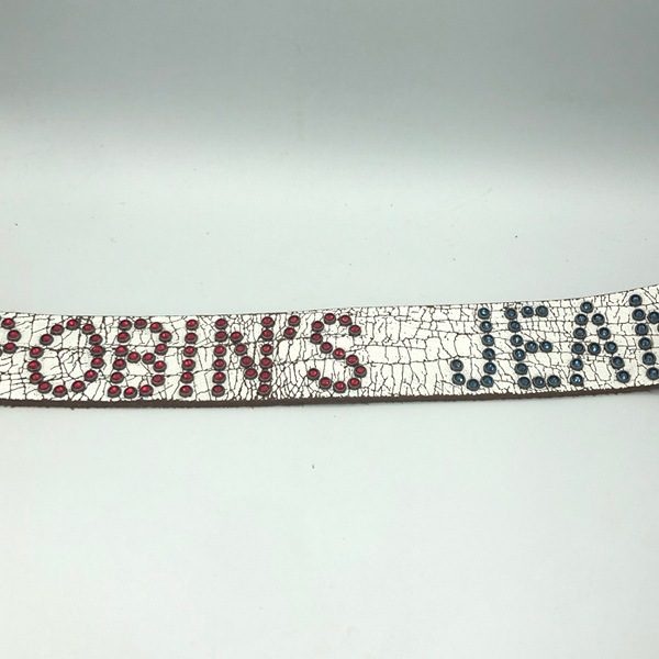 ロビンズジーン ベルト 08-02 ROBINS JEAN メンズ レディース レザーベルト スワロフスキー ビンテージ ホワイト ウィング バックル モカ ロビンジーンズ サファリ ロビンズジーン ベルト 08-02 ROBINS JEAN メンズ レディース レザーベルト スワロフスキー ビンテージ ホワイト ウィング バックル モカ ロビンジーンズ サファリ