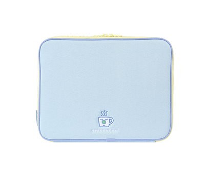 ★STARBUCKS★キャンパス ベアリー ラップトップ ポーチ Qoo10] スターバックス [韓国正規品]キャンパス ベアリー ラッ