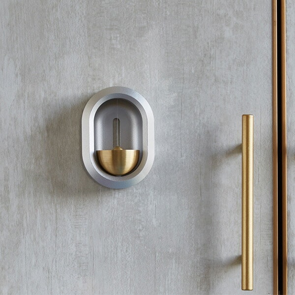 ドアチャイム 鈴 引き戸 ドアベル 玄関 風鈴 呼び鈴 ドアリン アルミ製 モダン 優しい音 癒し度満点 新築祝い 引っ越し祝い マグネット ドアチャイム ホーム ショップ デコレーション ドア イン