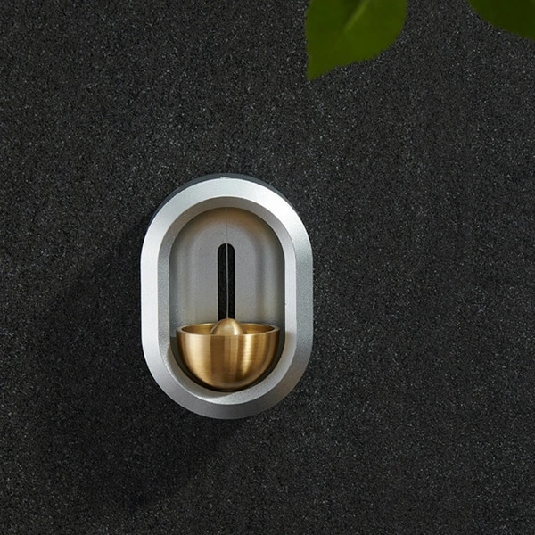 ドアチャイム 鈴 引き戸 ドアベル 玄関 風鈴 呼び鈴 ドアリン アルミ製 モダン 優しい音 癒し度満点 新築祝い 引っ越し祝い マグネット ドアチャイム ホーム ショップ デコレーション ドア イン