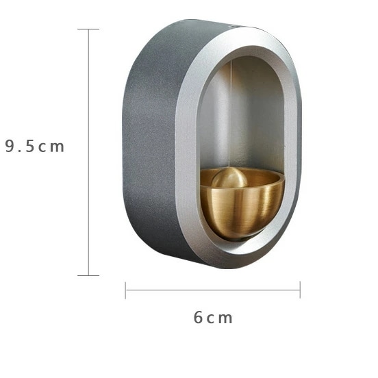 ドアチャイム 鈴 引き戸 ドアベル 玄関 風鈴 呼び鈴 ドアリン アルミ製 モダン 優しい音 癒し度満点 新築祝い 引っ越し祝い マグネット ドアチャイム ホーム ショップ デコレーション ドア イン