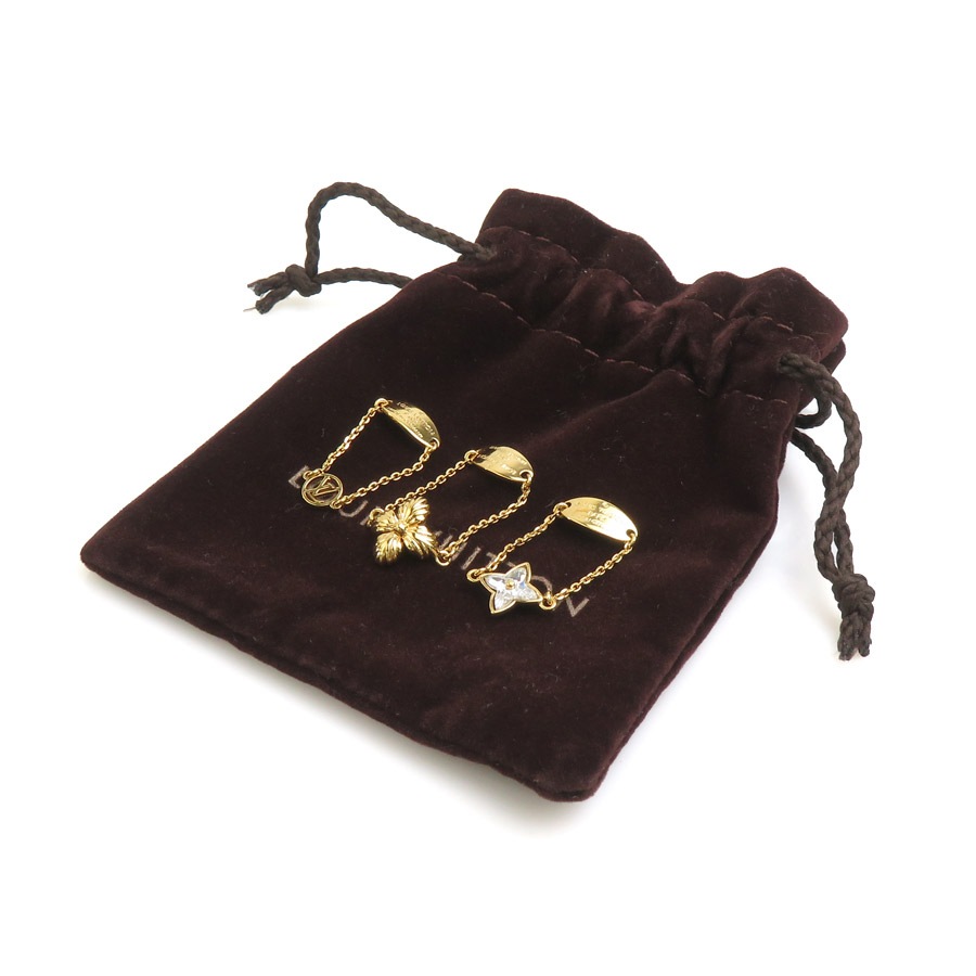 ルイ ヴィトン LOUIS VUITTON リング・指輪 3連リング バーグ・ブルーミングストラス メタル ゴールド レディース M68379 14号 h30498k ルイ ヴィトン LOUIS VUITTON リング・指輪 3連リング バーグ・ブルーミングストラス メタル ゴールド レディース M68379 14号 h30498k