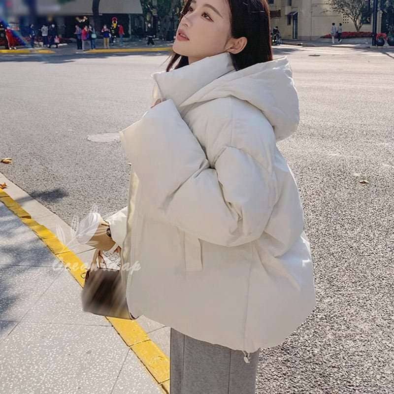 ダウンジャケット レディース フード付き 中綿 コート カジュアル ショート丈 防風 防寒着 普段使い 体型カバー 厚手 秋冬 通学 暖かい 可愛い 登山 通勤 旅行 OceanMap ダウンジャケット レディース フード付き 中綿 コート カジュアル ショート丈 防風 防寒着 普段使い 体型カバー 厚手 秋冬 通学 暖かい 可愛い 登山 通勤 旅行 OceanMap