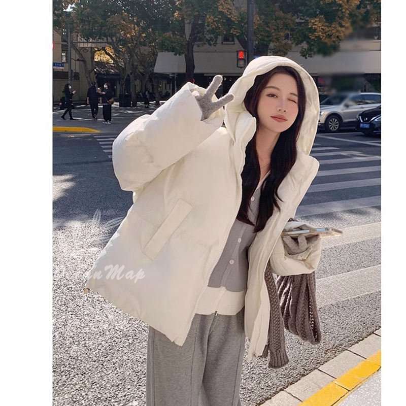 ダウンジャケット レディース フード付き 中綿 コート カジュアル ショート丈 防風 防寒着 普段使い 体型カバー 厚手 秋冬 通学 暖かい 可愛い 登山 通勤 旅行 OceanMap ダウンジャケット レディース フード付き 中綿 コート カジュアル ショート丈 防風 防寒着 普段使い 体型カバー 厚手 秋冬 通学 暖かい 可愛い 登山 通勤 旅行 OceanMap