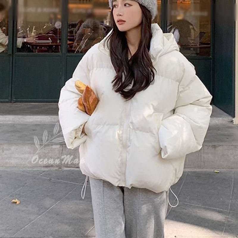 ダウンジャケット レディース フード付き 中綿 コート カジュアル ショート丈 防風 防寒着 普段使い 体型カバー 厚手 秋冬 通学 暖かい 可愛い 登山 通勤 旅行 OceanMap ダウンジャケット レディース フード付き 中綿 コート カジュアル ショート丈 防風 防寒着 普段使い 体型カバー 厚手 秋冬 通学 暖かい 可愛い 登山 通勤 旅行 OceanMap