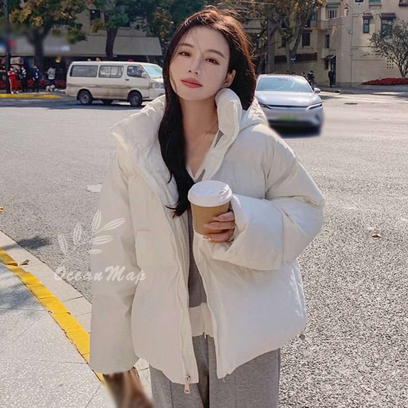 ダウンジャケット レディース フード付き 中綿 コート カジュアル ショート丈 防風 防寒着 普段使い 体型カバー 厚手 秋冬 通学 暖かい 可愛い 登山 通勤 旅行 OceanMap ダウンジャケット レディース フード付き 中綿 コート カジュアル ショート丈 防風 防寒着 普段使い 体型カバー 厚手 秋冬 通学 暖かい 可愛い 登山 通勤 旅行 OceanMap