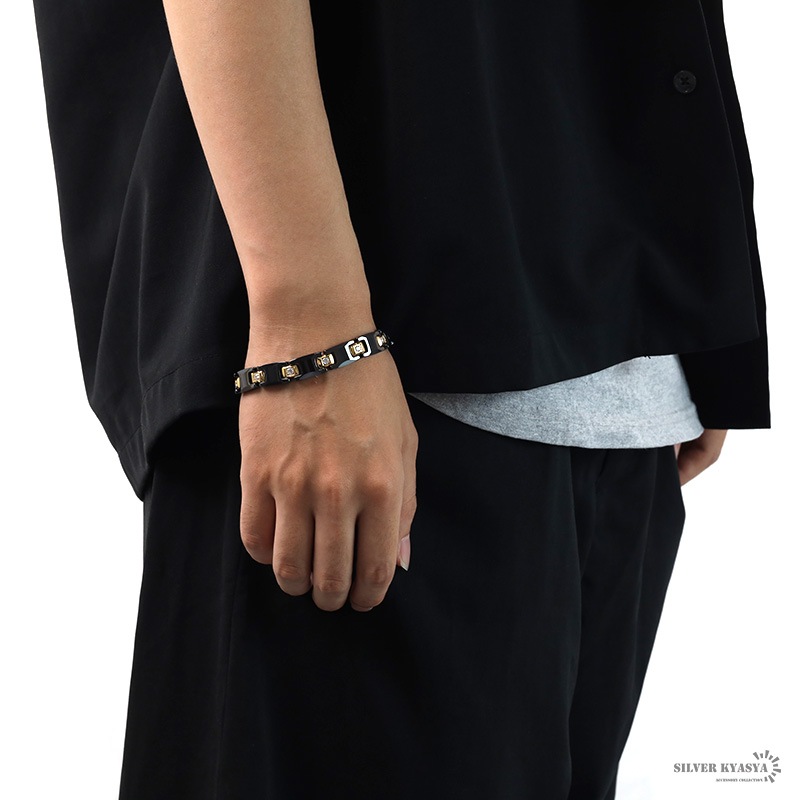 タングステン 磁気ブレスレット [b394]