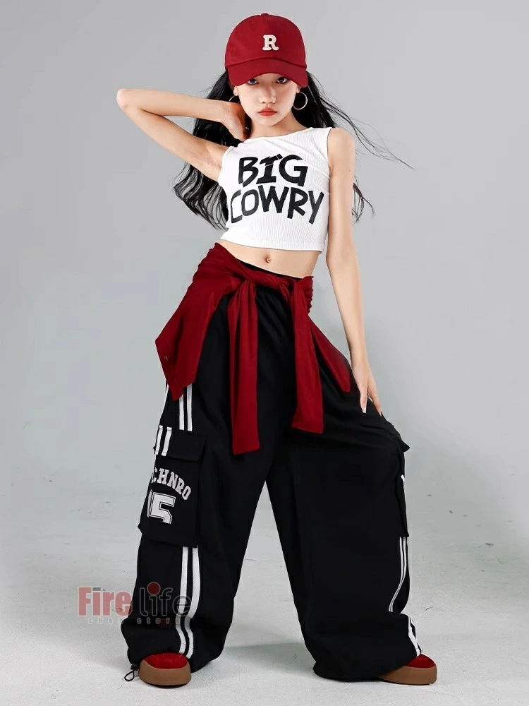 ガールズダンス衣装 キッズ チアダンス 練習着 体操服 セットアップ 運動着 ヒップホップ スポーツウェア 韓国子供服 赤黒 へそ出し 長袖 短丈トップス キャミソール 黒赤カーゴパンツ hiphop ガールズダンス衣装 キッズ チアダンス 練習着 体操服 セットアップ 運動着 ヒップホップ スポーツウェア 韓国子供服 赤黒 へそ出し 長袖 短丈トップス キャミソール 黒赤カーゴパンツ hiphop