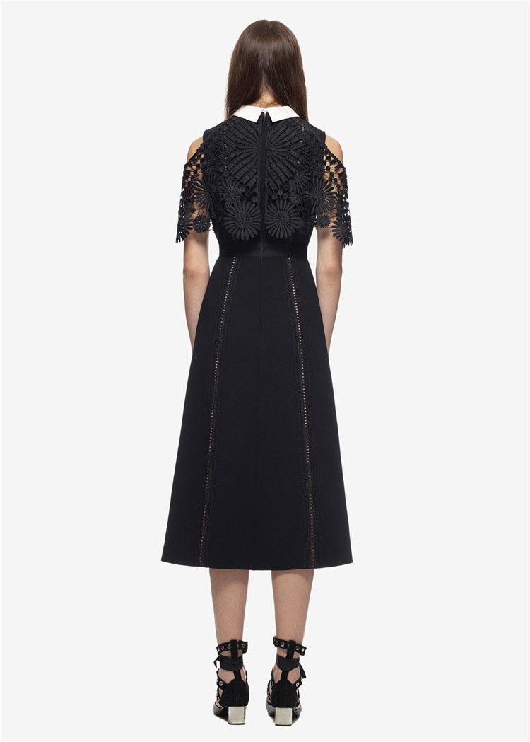 1869.刺繍タイトフリルドレス(ブラック)2019 春夏 sale 春夏 sale ワンピース 花柄 半袖 レース エレガント レトロテイスト お呼ばれ パーティー 結婚式 披露宴 二次会 女子会 1869.刺繍タイトフリルドレス(ブラック)2019 春夏 sale 春夏 sale ワンピース 花柄 半袖 レース エレガント レトロテイスト お呼ばれ パーティー 結婚式 披露宴 二次会 女子会