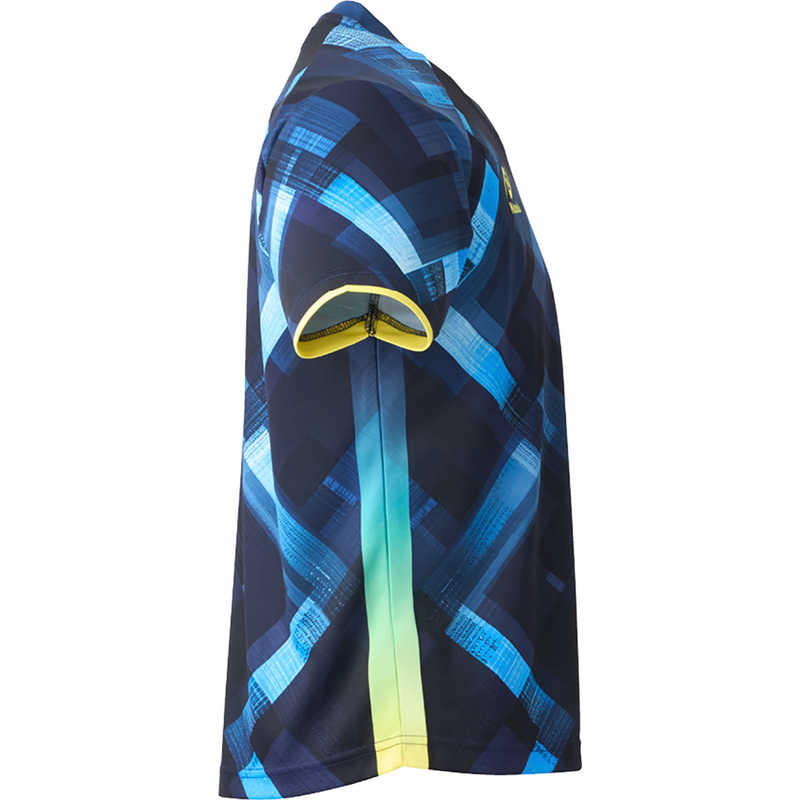 ニッタク　卓球用品 エクラインシャツ [男女兼用 /2XOサイズ] ブルー (返品交換不可)　NW-2219