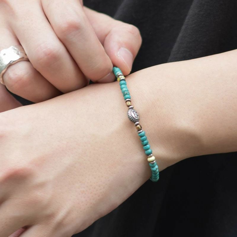 SunKu サンク コラボ ブレスレット TYPE G ターコイズ メンズ ブランド 彼氏 プレゼント