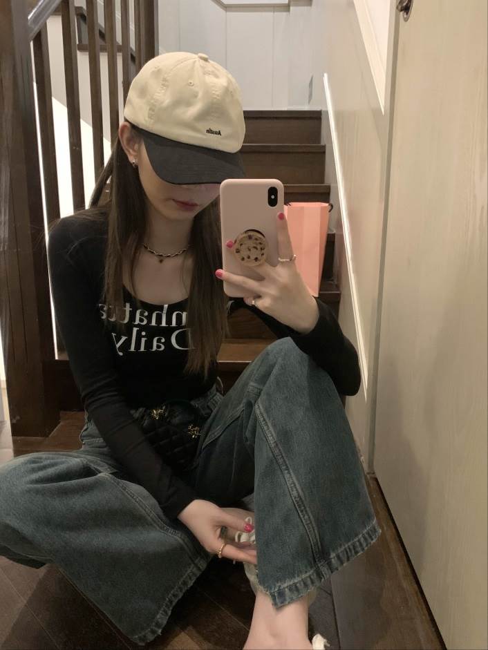 ボトムス パンツ ワイドパンツ ダメージデニム ストレートパンツ デニムパンツ ロング丈 ストレート ワイド ポケット ハイウエスト デニム 厚手 大人可愛い シンプル カジュアル 大人 お洒落 ヴィ