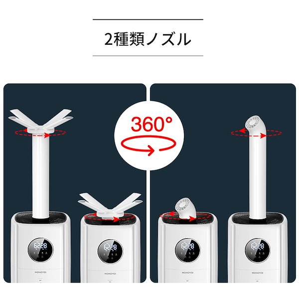 Qoo10] 【21L業務用&湿度設定】 加湿器 大容