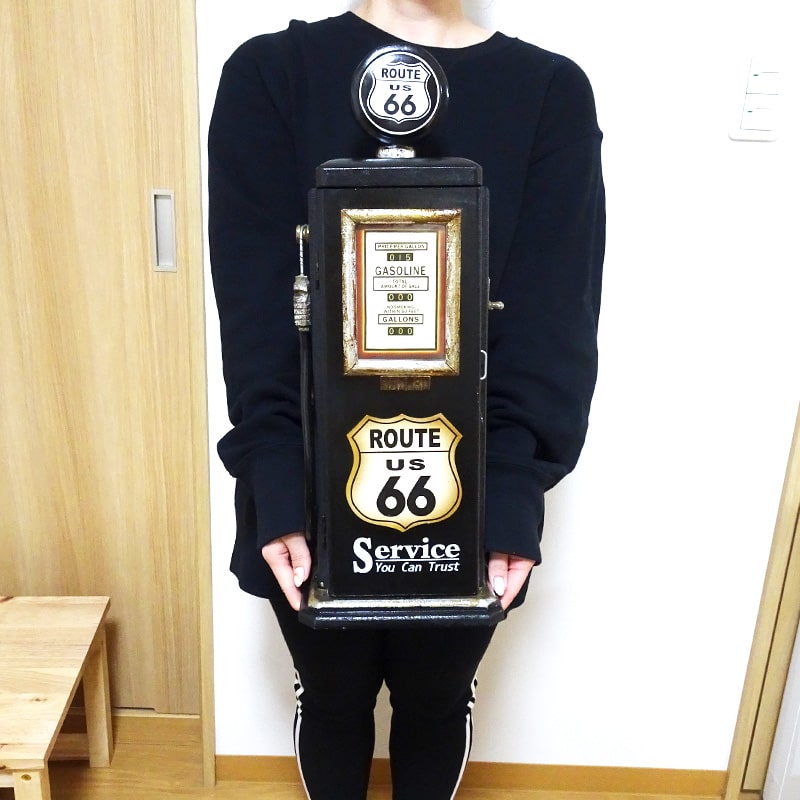 ガスポンプ マルチキャビネット ROUTE66 ルート66 ラック 棚 インテリア アメリカン 雑貨 収納 ホルダー カフェ おしゃれ ビンテージ 店舗用