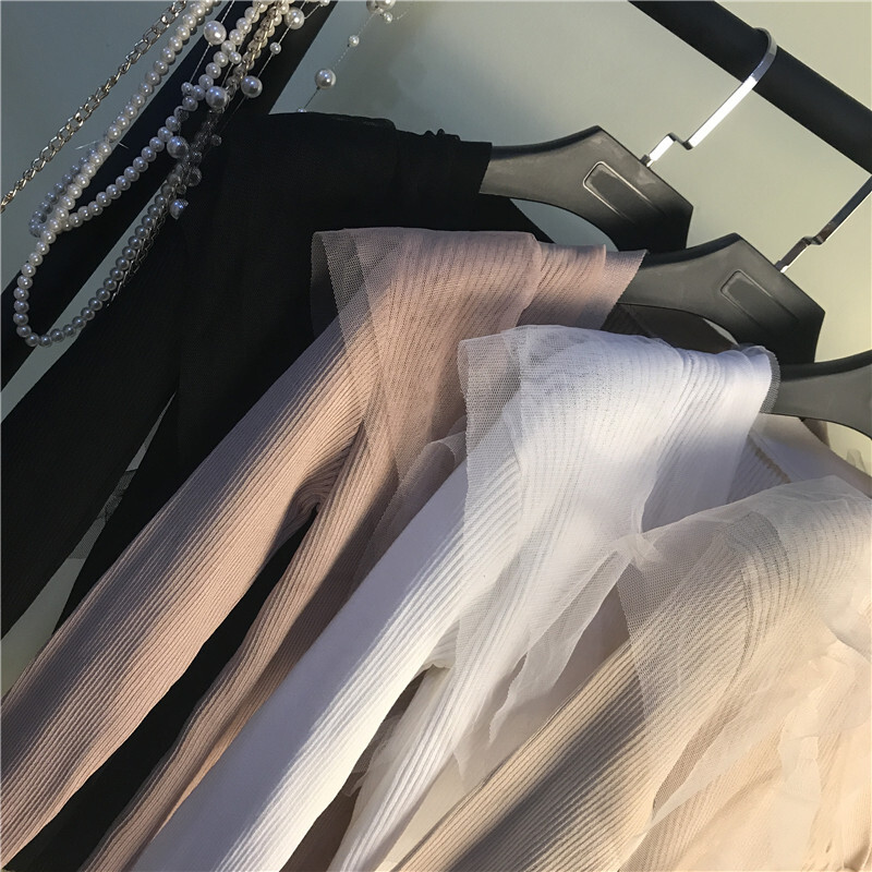 トップス ニットソー カーディガン 袖あり 長袖 Vネック スリム タイト 細身 チュール フリル 前開き リブニット 伸縮性 アクリル かわいい 大人可愛い きれいめ カジュアル 上品 トップス ニットソー カーディガン 袖あり 長袖 Vネック スリム タイト 細身 チュール フリル 前開き リブニット 伸縮性 アクリル かわいい 大人可愛い きれいめ カジュアル 上品