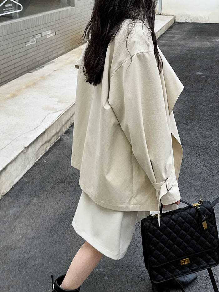 トレンチコート レディース 春 秋 コート ジャケット ショート丈 羽織り スプリングコート ショート ジャケット 大きいサイズ 上着 コート ショート丈 アウター 通勤 カジュアル 無地 体型カバー トレンチコート レディース 春 秋 コート ジャケット ショート丈 羽織り スプリングコート ショート ジャケット 大きいサイズ 上着 コート ショート丈 アウター 通勤 カジュアル 無地 体型カバー