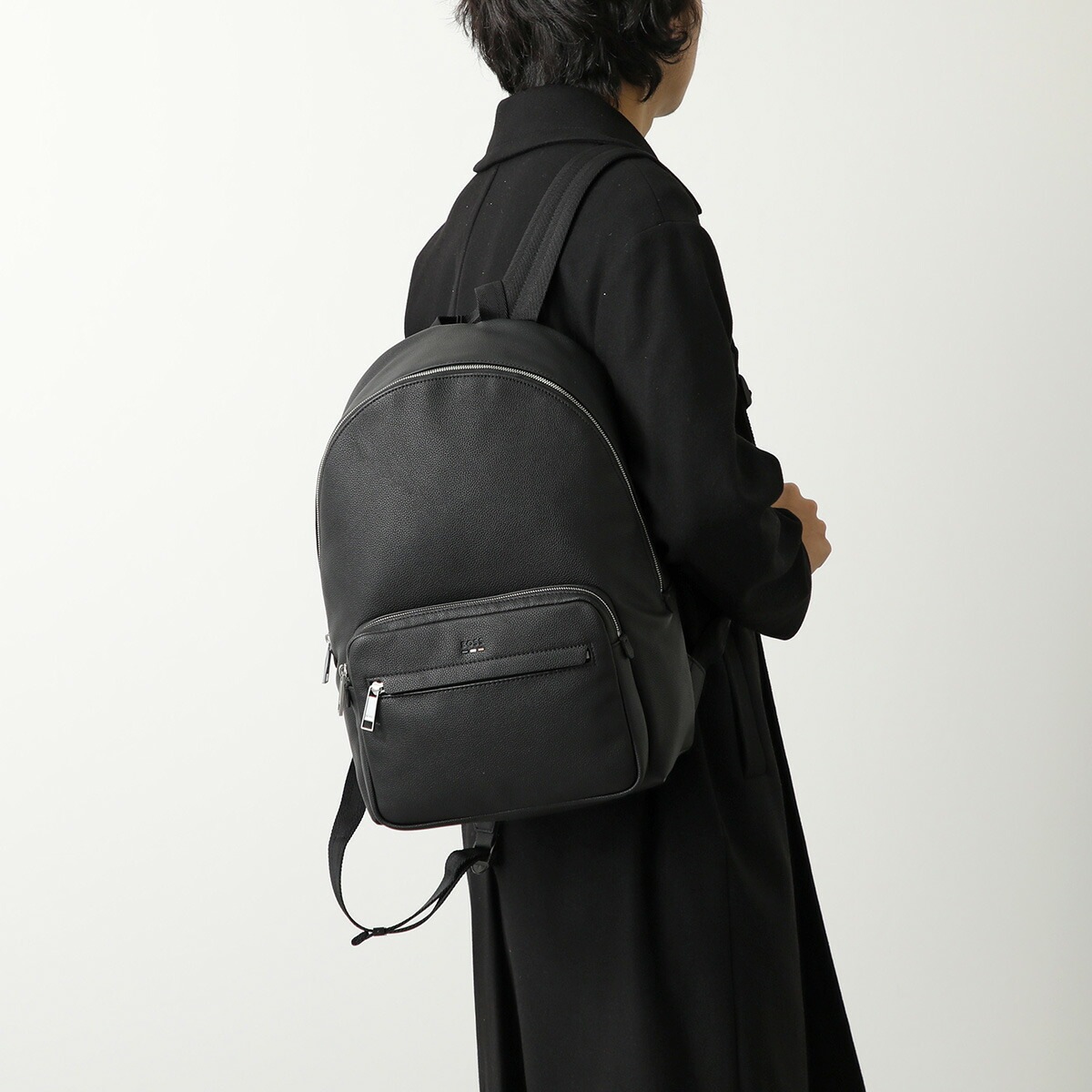 HUGO BOSS ヒューゴボス バックパック Ray Backpack N 50536499 メンズ エコレザー リュック デイパック ロゴ 鞄 001