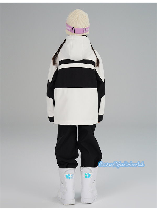 Qoo10] スキーウェア キッズ 上下セット スノー