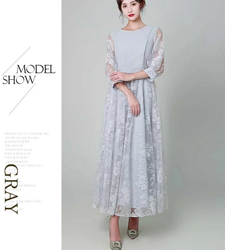 早い者勝ち! パーティードレス 長袖 レース ワンピースドレス 大きいサイズ ロング丈 ドレス 結婚式 フォーマル 50代 着痩せ きれいめ 刺繍 披露宴 二次会 お呼ばれ 20代 30代 40代 早い者勝ち! パーティードレス 長袖 レース ワンピースドレス 大きいサイズ ロング丈 ドレス 結婚式 フォーマル 50代 着痩せ きれいめ 刺繍 披露宴 二次会 お呼ばれ 20代 30代 40代