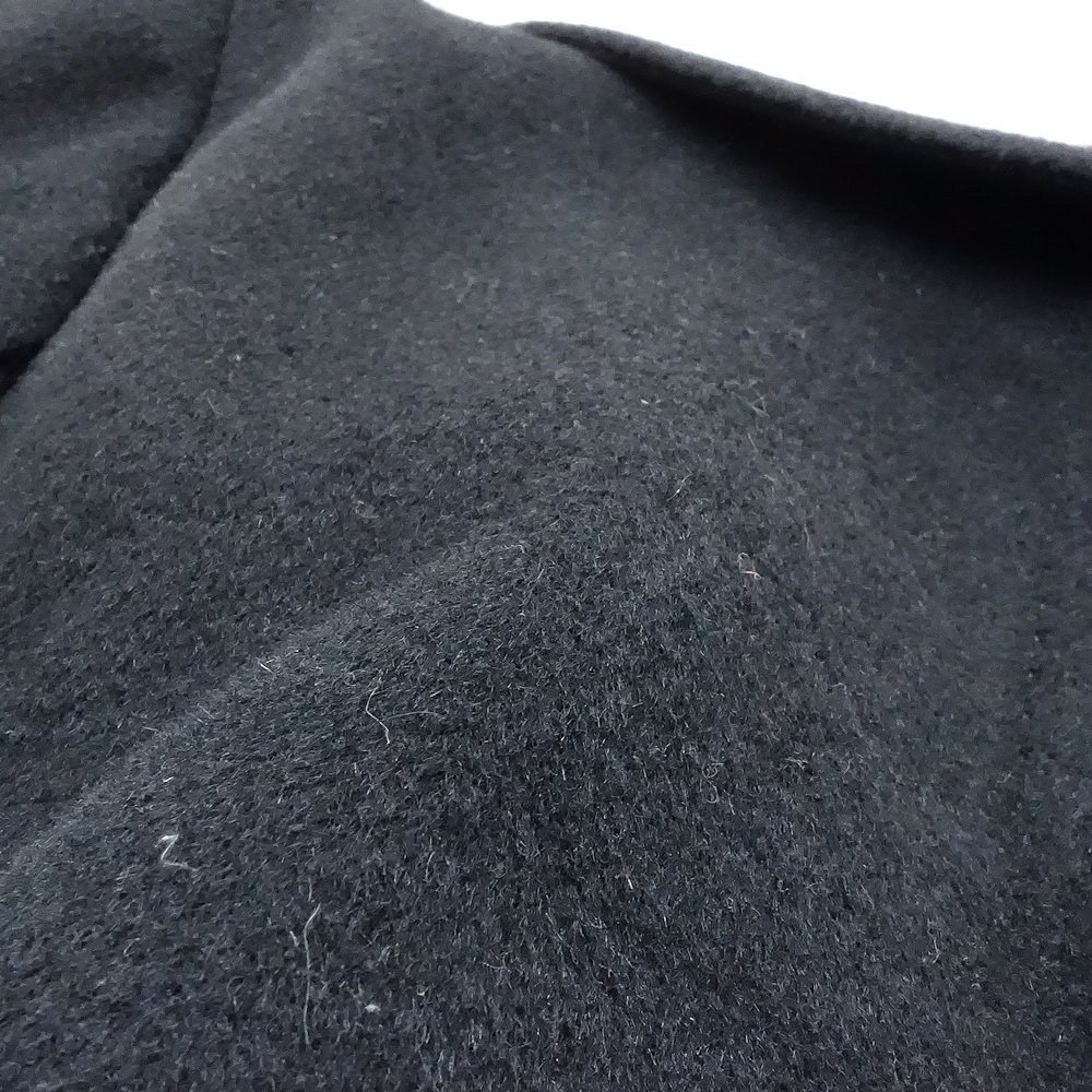 ステンカラーコート サイズ32 ウールxアンゴラ ブラック/180890【中古】 ステンカラーコート サイズ32 ウールxアンゴラ ブラック/180890【中古】