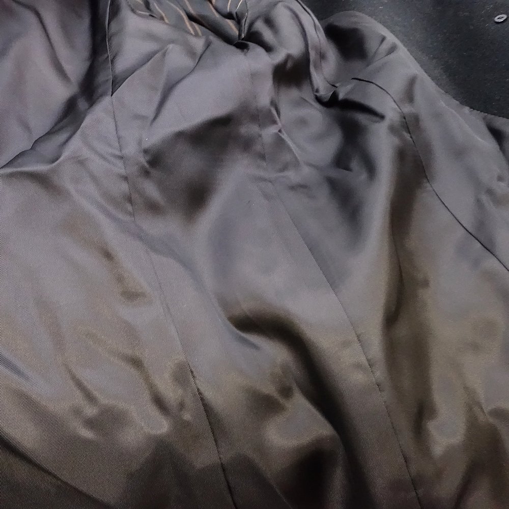 ステンカラーコート サイズ32 ウールxアンゴラ ブラック/180890【中古】 ステンカラーコート サイズ32 ウールxアンゴラ ブラック/180890【中古】