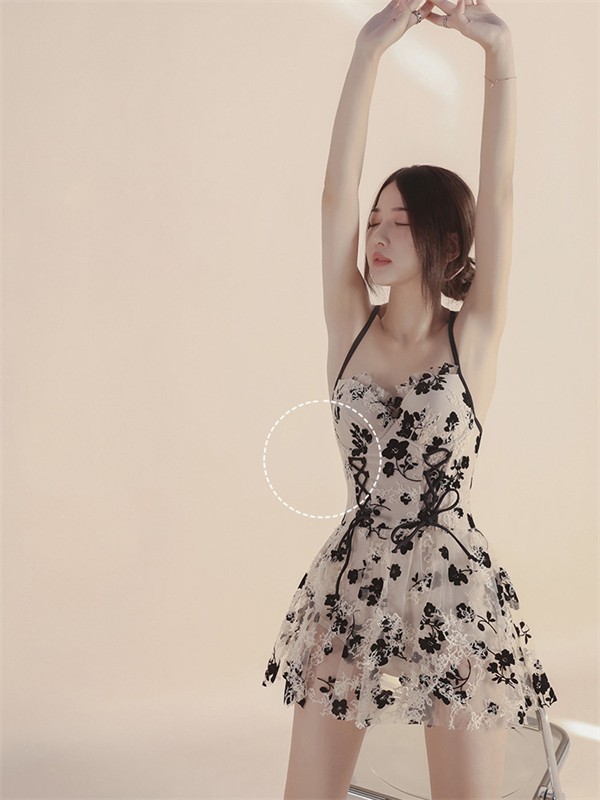 レース ワンピース水着 水着 レディース 体型カバー 服みたいな おしゃれ 大人 可愛い セクシー ワイヤー 小胸 バスト 盛れる オールインワン オトナ女子 ショートパンツ 温泉 韓国風 女性用 2