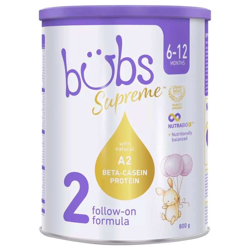 バブズ シュプリーム A2 粉ミルク ステップ2(6~12カ月)大缶 800g 1缶 バブズ シュプリーム A2 粉ミルク ステップ2(6~12カ月)大缶 800g 1缶