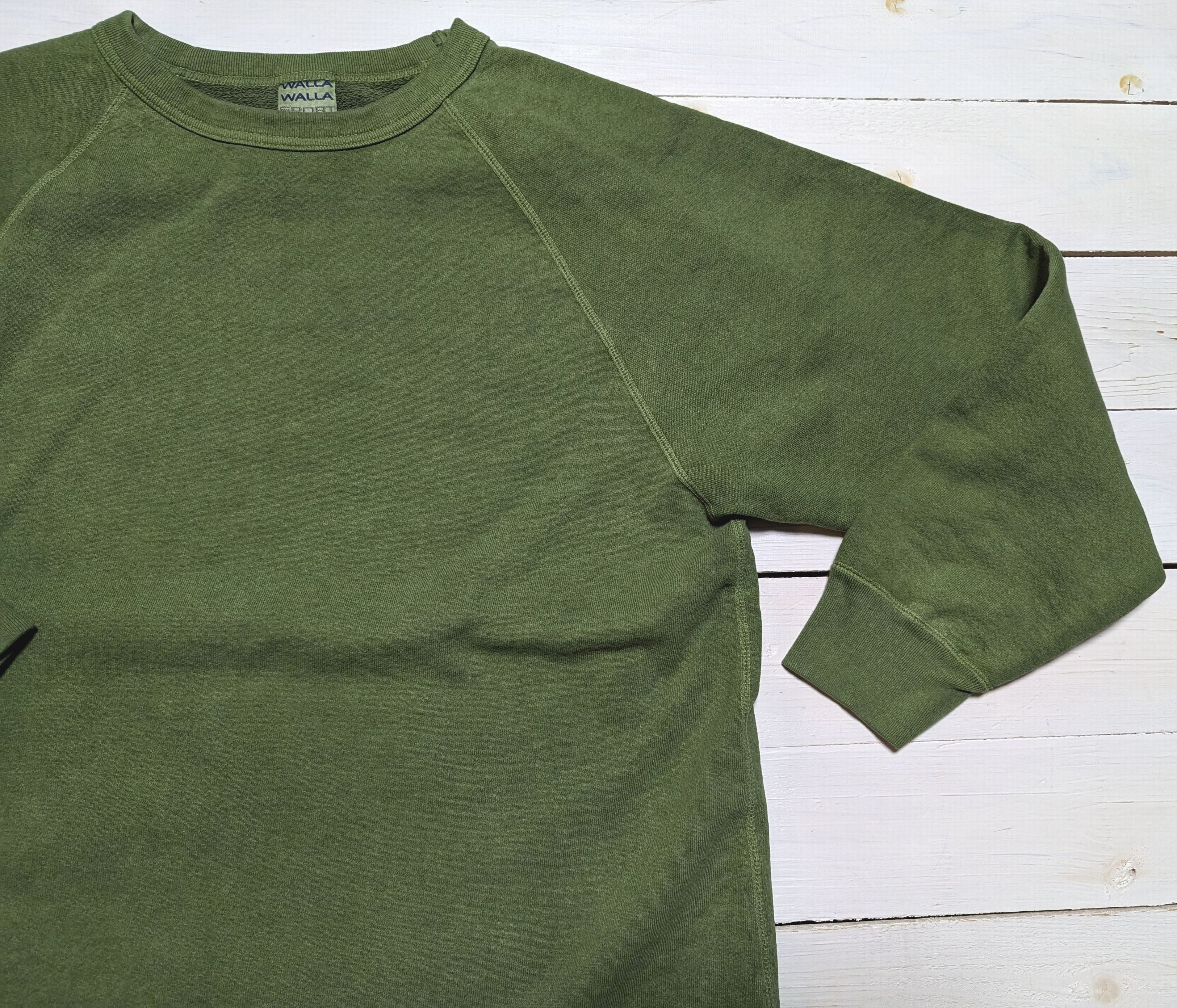 ピグメント ダイ 13オンス クルー グラスグリーン メンズ スウェットシャツ 日本製 PIGMENT DYE 13oz CREW GRASS GREEN 039 ピグメント ダイ 13オンス クルー グラスグリーン メンズ スウェットシャツ 日本製 PIGMENT DYE 13oz CREW GRASS GREEN 039