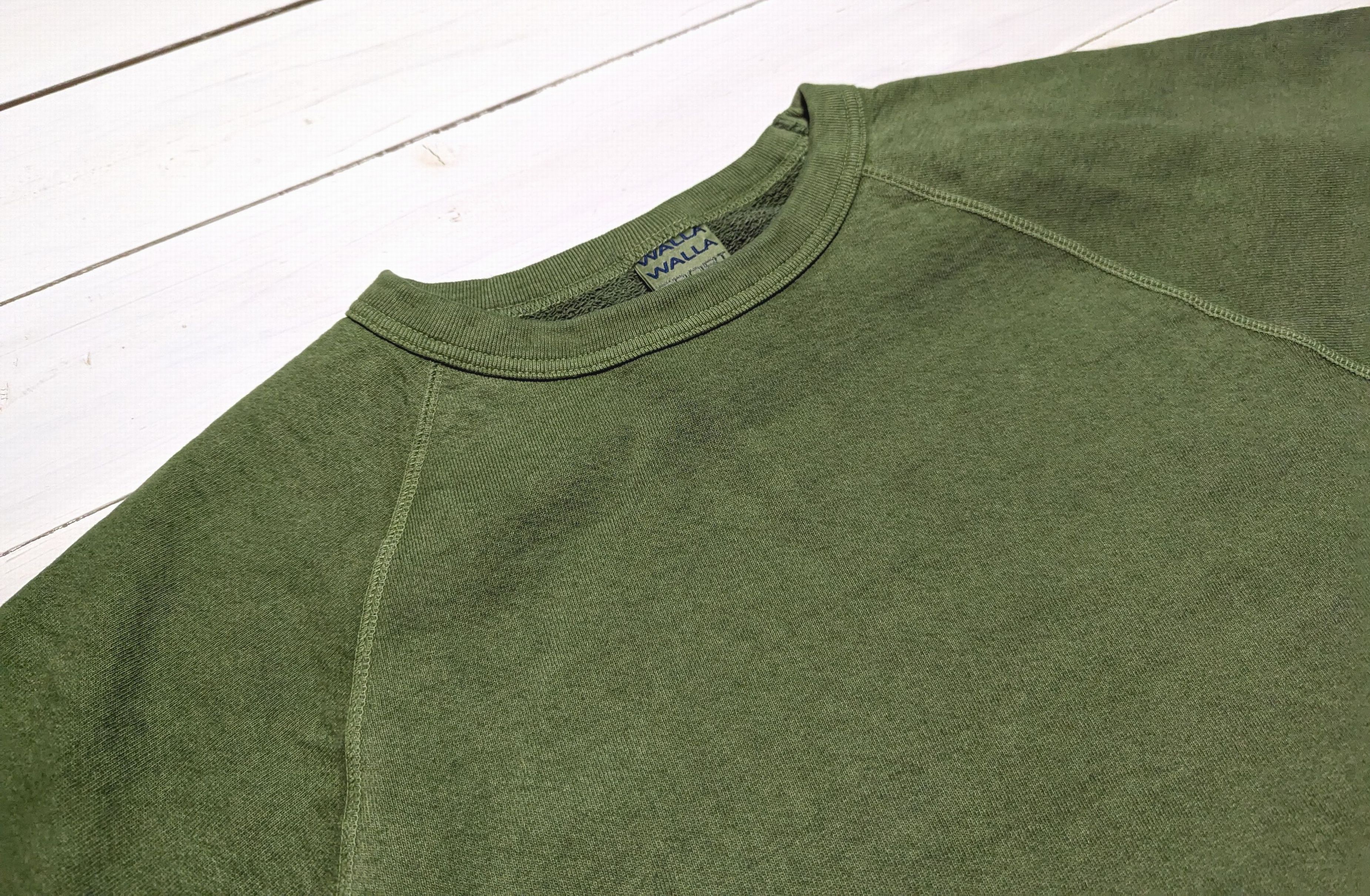 ピグメント ダイ 13オンス クルー グラスグリーン メンズ スウェットシャツ 日本製 PIGMENT DYE 13oz CREW GRASS GREEN 039 ピグメント ダイ 13オンス クルー グラスグリーン メンズ スウェットシャツ 日本製 PIGMENT DYE 13oz CREW GRASS GREEN 039