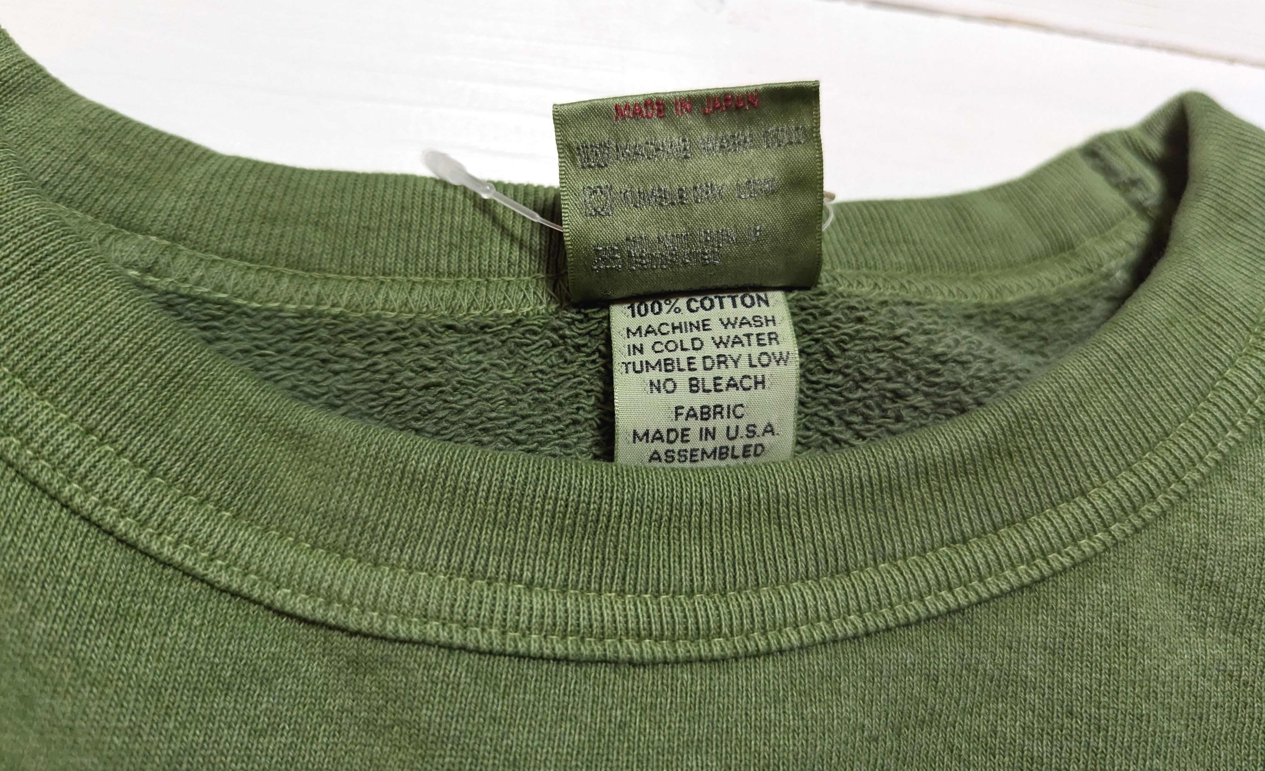 ピグメント ダイ 13オンス クルー グラスグリーン メンズ スウェットシャツ 日本製 PIGMENT DYE 13oz CREW GRASS GREEN 039 ピグメント ダイ 13オンス クルー グラスグリーン メンズ スウェットシャツ 日本製 PIGMENT DYE 13oz CREW GRASS GREEN 039
