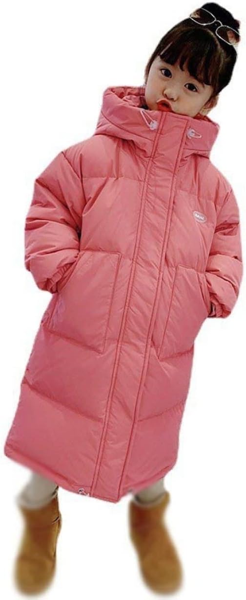 子供服 ダウンジャケット コート パーカー 冬服 女の子 ダウンコート フード付き 子供 ジャケット ウェア 防寒着 防風 アウター ロング丈 カジュアル 秋冬 軽量 保温 通園 通学 普段
