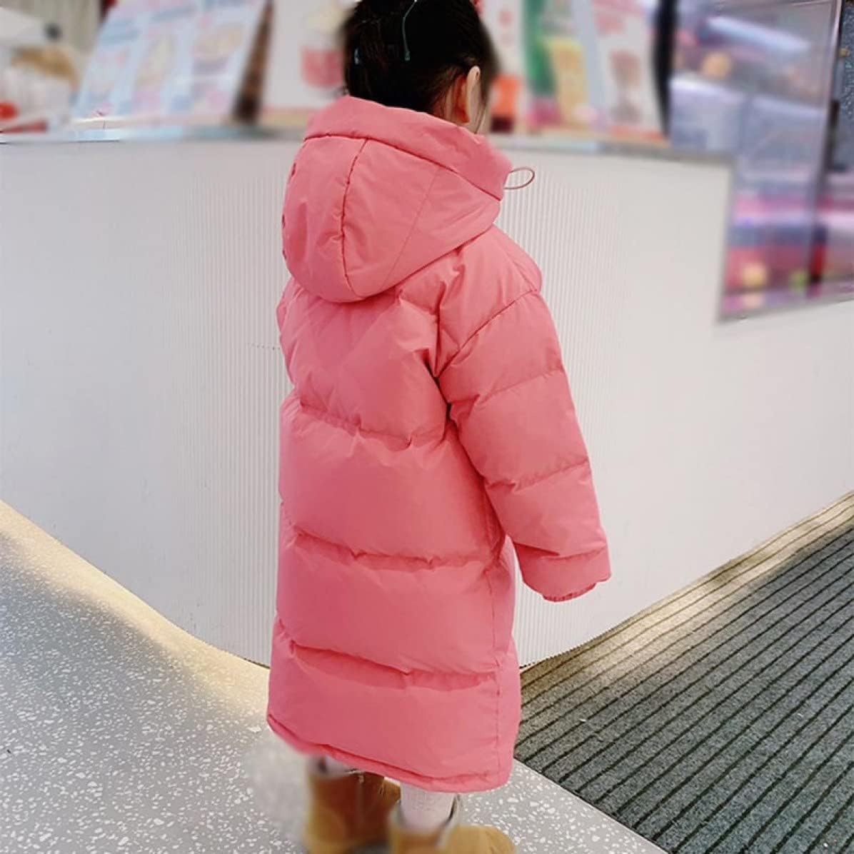 子供服 ダウンジャケット コート パーカー 冬服 女の子 ダウンコート フード付き 子供 ジャケット ウェア 防寒着 防風 アウター ロング丈 カジュアル 秋冬 軽量 保温 通園 通学 普段