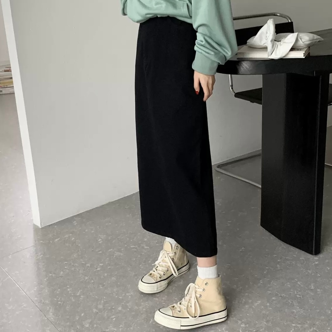 スカート ロングスカート タイトスカート ミモレ ミモレ丈 ロング スリット アンクル丈 7分丈 スリム タイト 細身 ストレート ワイド Iライン かわいい 大人可愛い きれいめ シンプル
