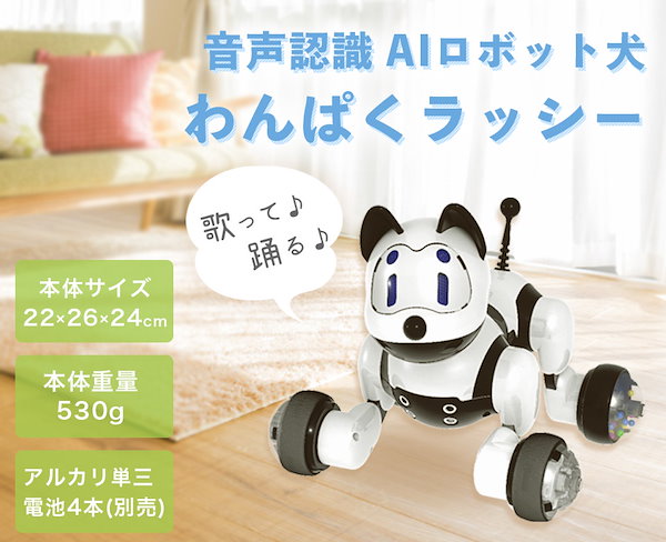 Qoo10] わんぱくラッシー 音声認識 ロボット A