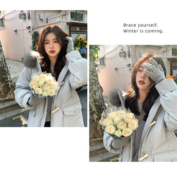 レディース ダウン コート ダウンジャケット ロング丈 ジャケット 大きいサイズ 軽い 暖かい 冬 アウター カジュアル 可愛い 大人 着痩せ 女性 20代30代40代 通勤通学 フェイク ファー き