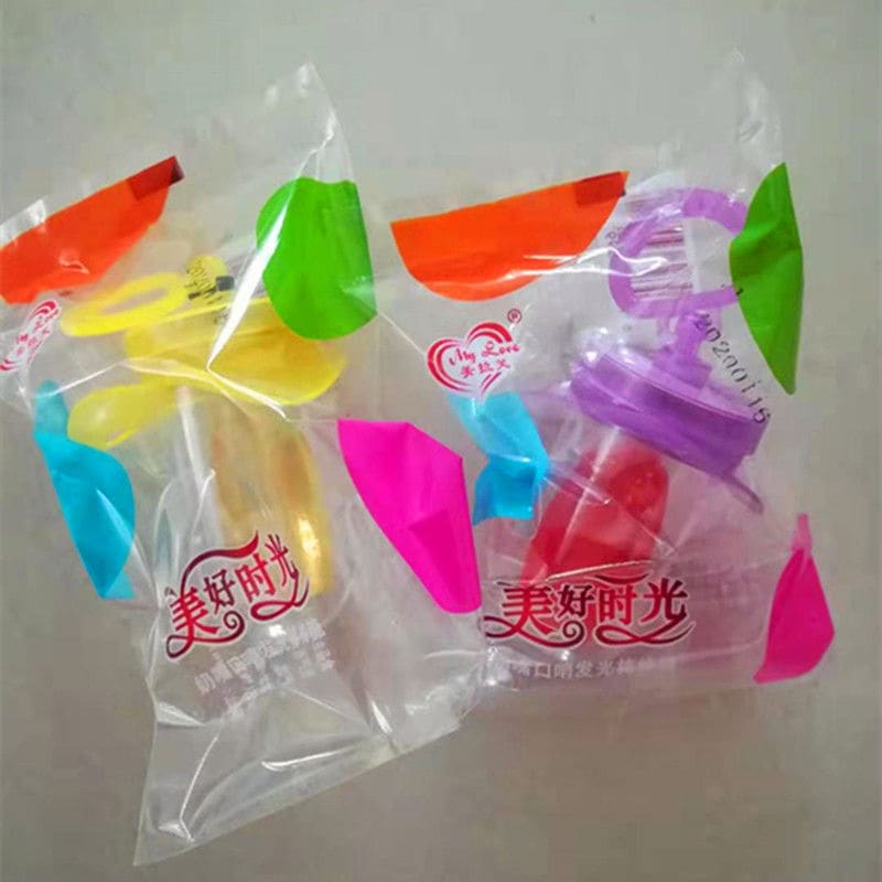 20/50Pcs おしゃぶりホイッスル Ktv 発光ロリポップ 蛍光ロリポップ エンターテイメント小道具 発光おしゃぶり 誕生日プレゼント 子供の贈り物