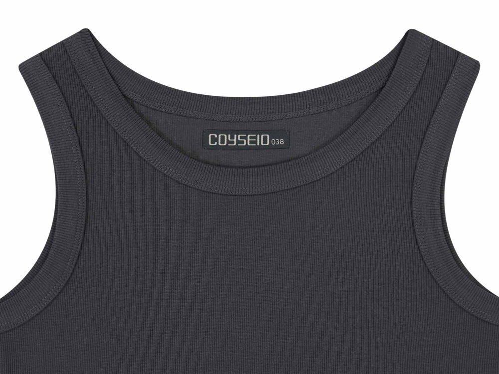 【COYSEIO】 038 BASIC TANK : CHARCOAL