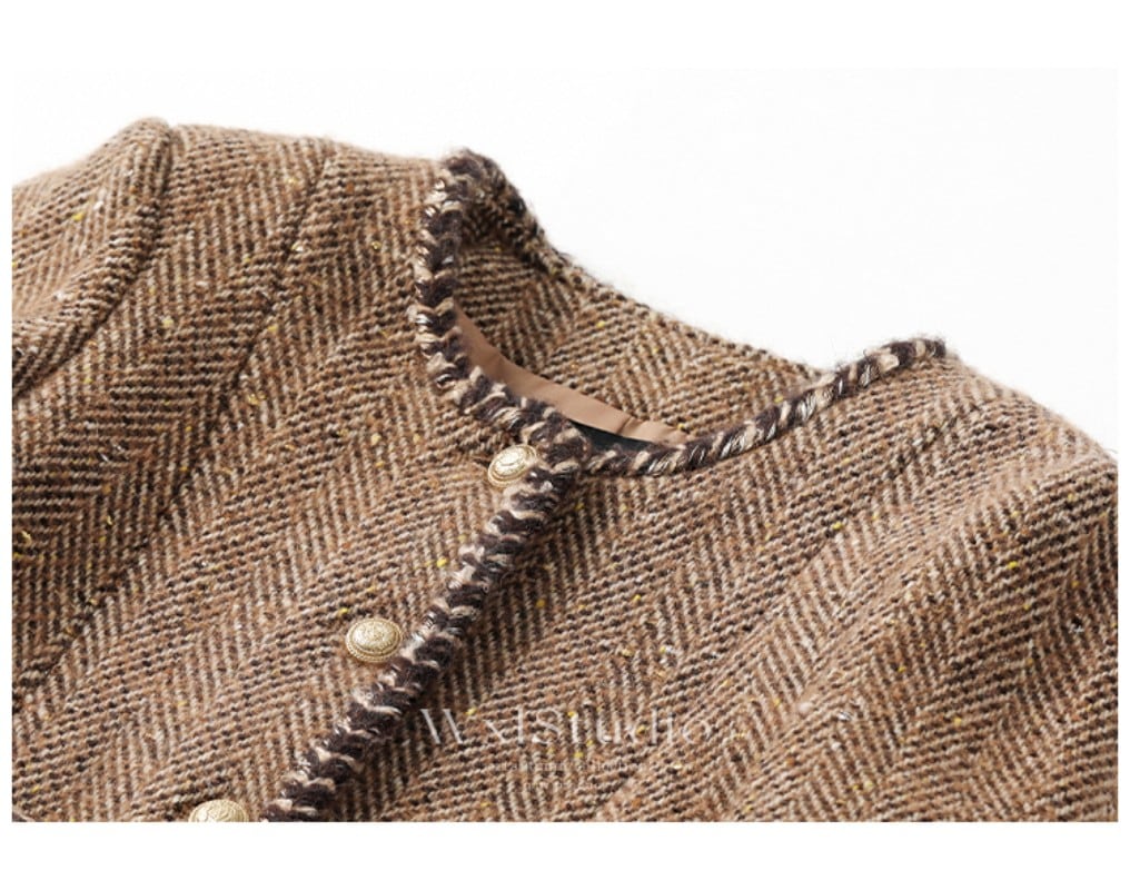 WXLSTUDIOはクラシックに敬意を表し高級ブランドの生地を使用したカスタム染めのヘビーウェイトシープウールの香り豊かなスモールジャケットです WXLSTUDIOはクラシックに敬意を表し高級ブランドの生地を使用したカスタム染めのヘビーウェイトシープウールの香り豊かなスモールジャケットです