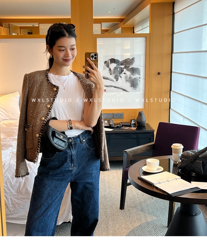 WXLSTUDIOはクラシックに敬意を表し高級ブランドの生地を使用したカスタム染めのヘビーウェイトシープウールの香り豊かなスモールジャケットです WXLSTUDIOはクラシックに敬意を表し高級ブランドの生地を使用したカスタム染めのヘビーウェイトシープウールの香り豊かなスモールジャケットです