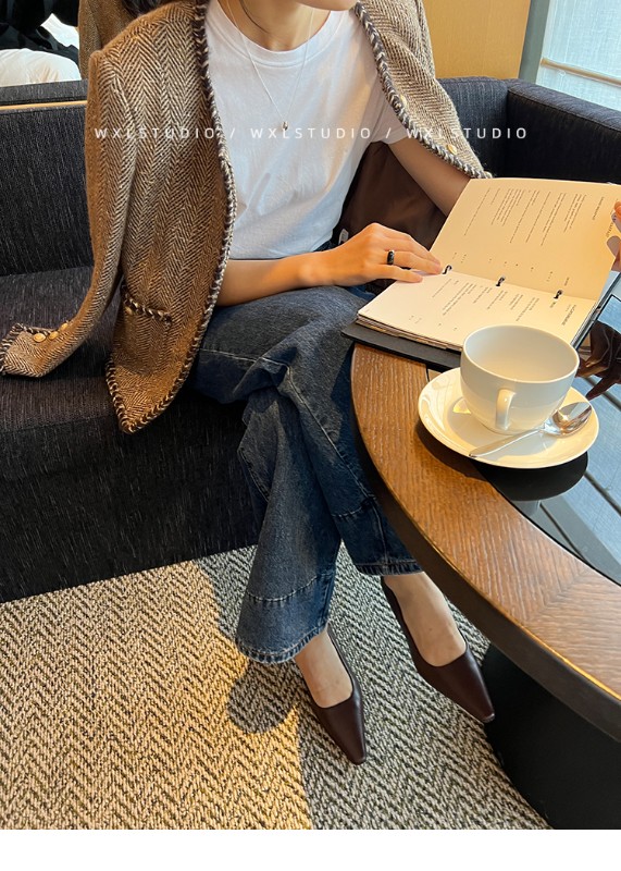 WXLSTUDIOはクラシックに敬意を表し高級ブランドの生地を使用したカスタム染めのヘビーウェイトシープウールの香り豊かなスモールジャケットです WXLSTUDIOはクラシックに敬意を表し高級ブランドの生地を使用したカスタム染めのヘビーウェイトシープウールの香り豊かなスモールジャケットです