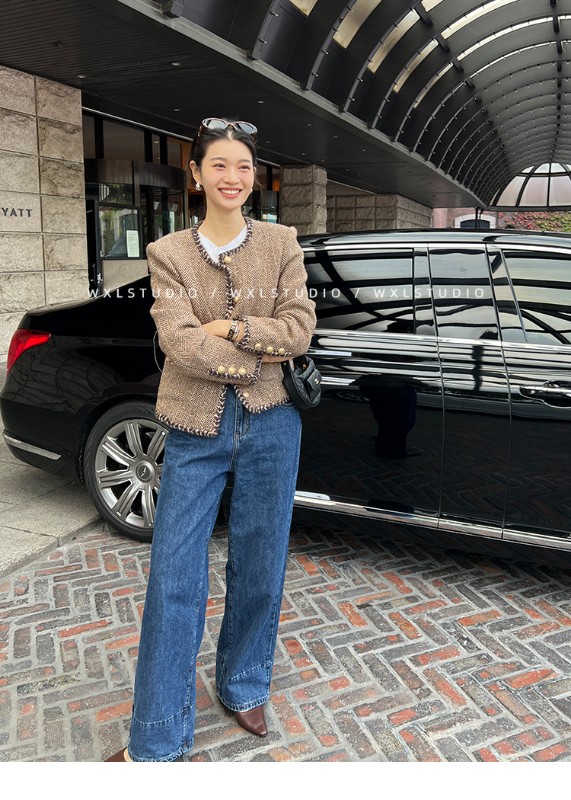 WXLSTUDIOはクラシックに敬意を表し高級ブランドの生地を使用したカスタム染めのヘビーウェイトシープウールの香り豊かなスモールジャケットです WXLSTUDIOはクラシックに敬意を表し高級ブランドの生地を使用したカスタム染めのヘビーウェイトシープウールの香り豊かなスモールジャケットです