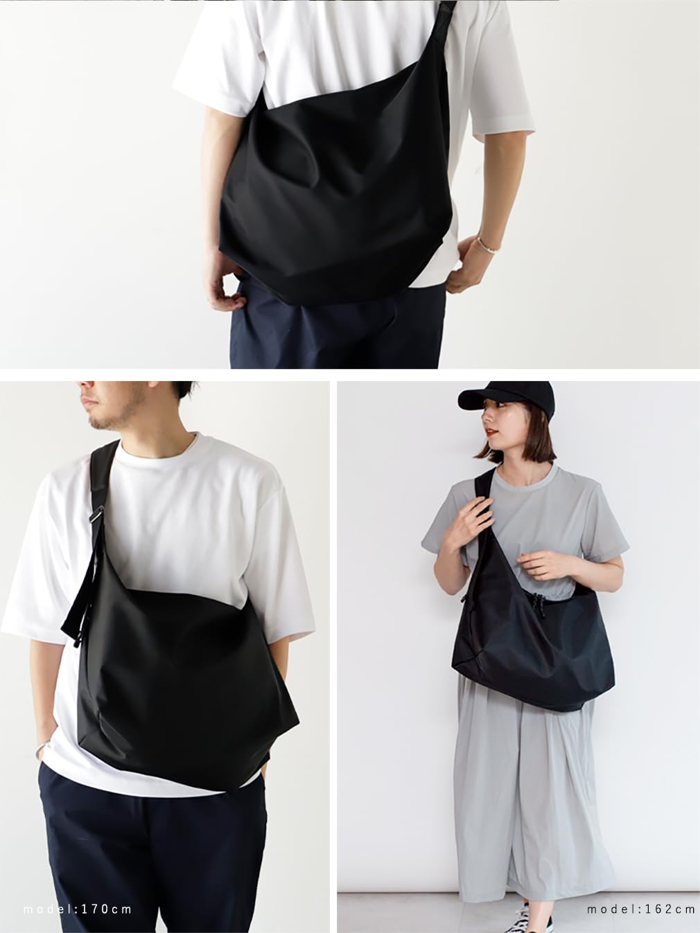 [VITAFELICE] ヴィータフェリーチェ ナイロンワンショルダーバッグ レディース inb-10068z (ブラック)