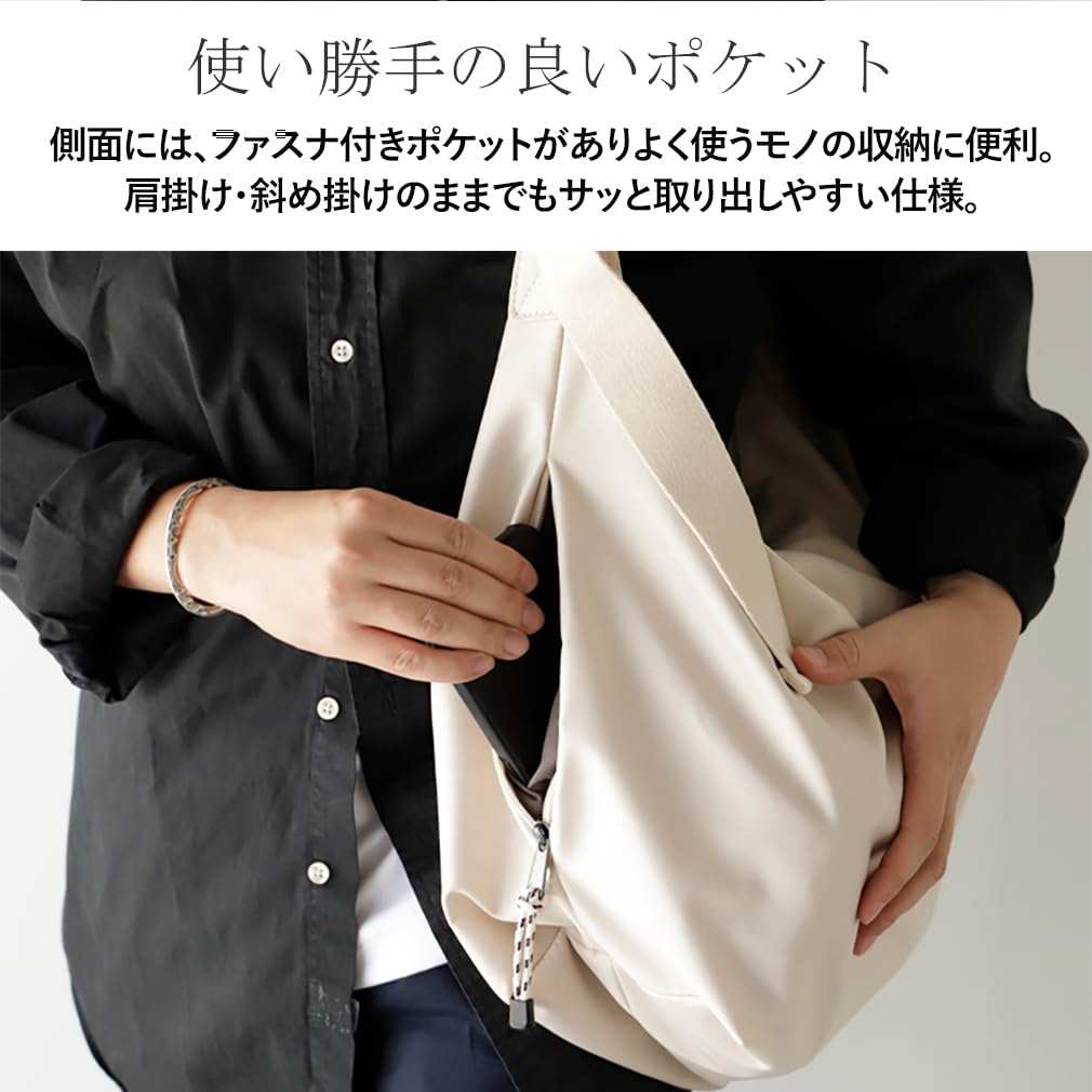 [VITAFELICE] ヴィータフェリーチェ ナイロンワンショルダーバッグ レディース inb-10068z (ブラック)