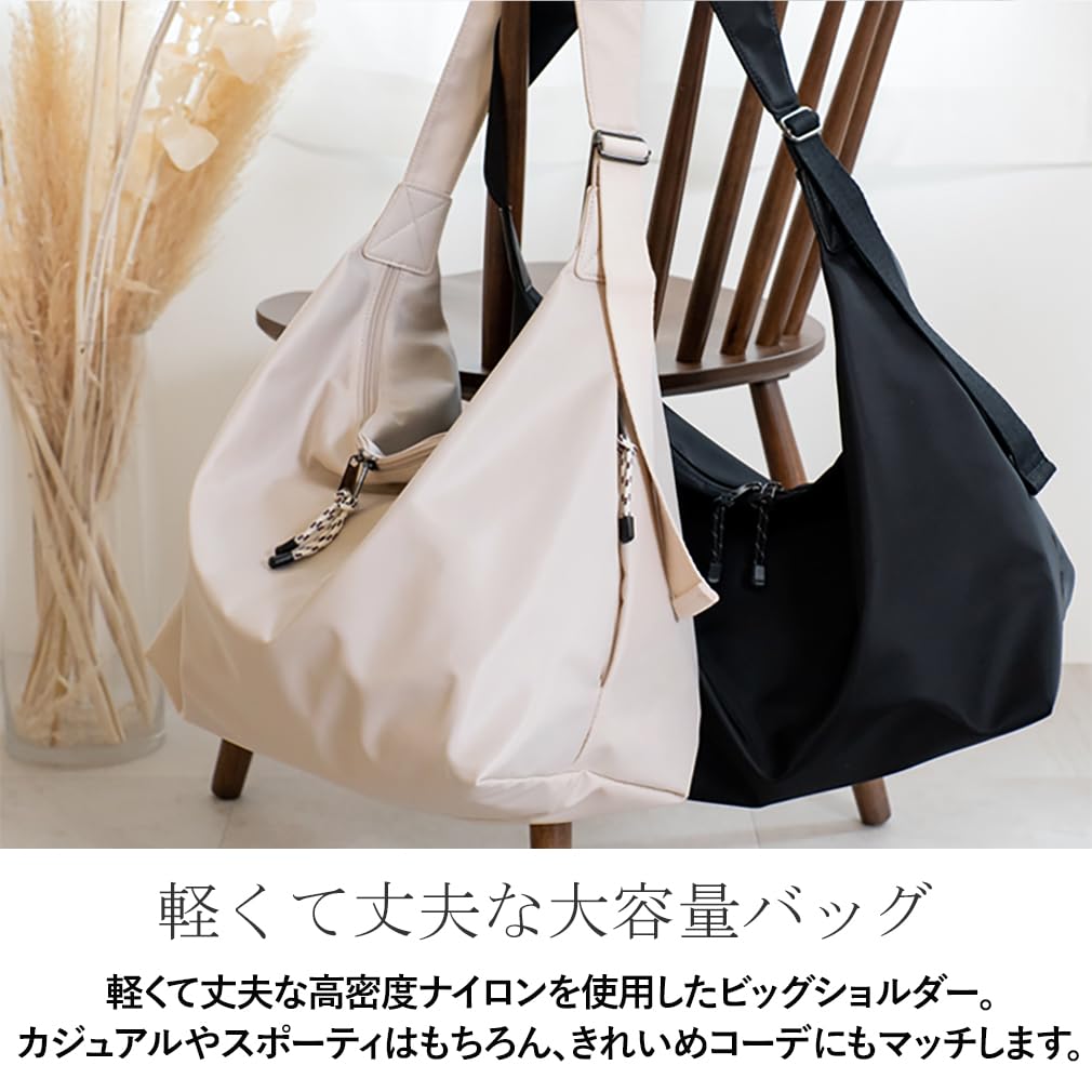 [VITAFELICE] ヴィータフェリーチェ ナイロンワンショルダーバッグ レディース inb-10068z (ブラック)