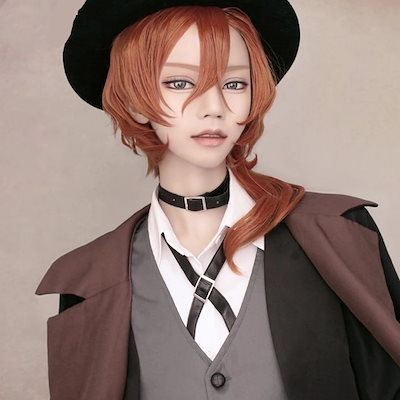 文豪ストレイドッグス 中原中也 コスプレ ウィッグ 猫屋小舗 文豪ストレイドッグス 中原中也 コスプレ ウィッグ