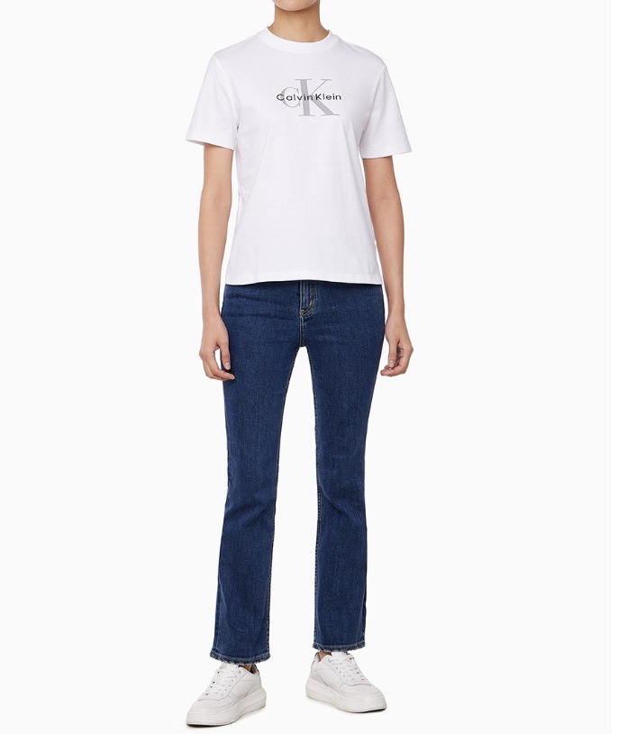 Monologo Crew Neck Short Sleeve T-shirt (47B865G) Monologo Crew Neck Short Sleeve T-shirt (47B865G)