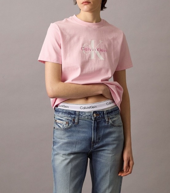 Monologo Crew Neck Short Sleeve T-shirt (47B865G) Monologo Crew Neck Short Sleeve T-shirt (47B865G)