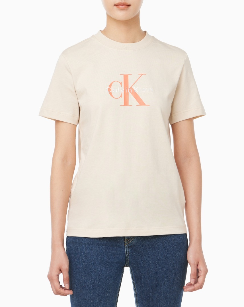 Monologo Crew Neck Short Sleeve T-shirt (47B865G) Monologo Crew Neck Short Sleeve T-shirt (47B865G)